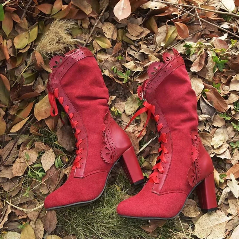 Viktorianische Steampunk-Stiefel