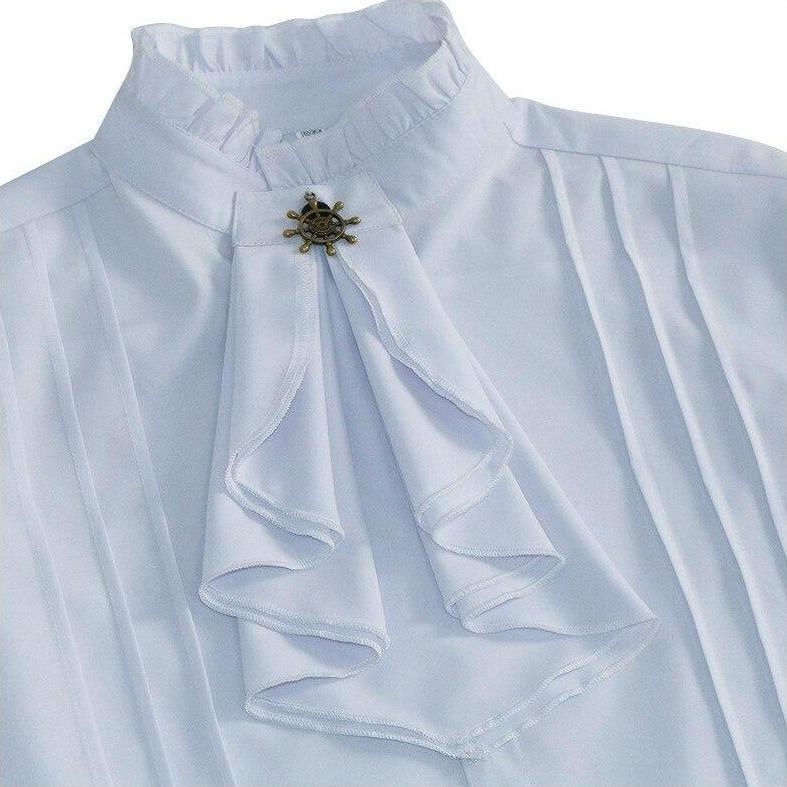 Steampunk-Herrenhemd mit Jabot