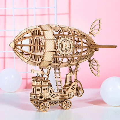 Steampunk-Zeppelin-Luftschiffmodell
