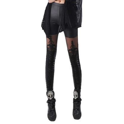 Gothic-Leggings für Damen