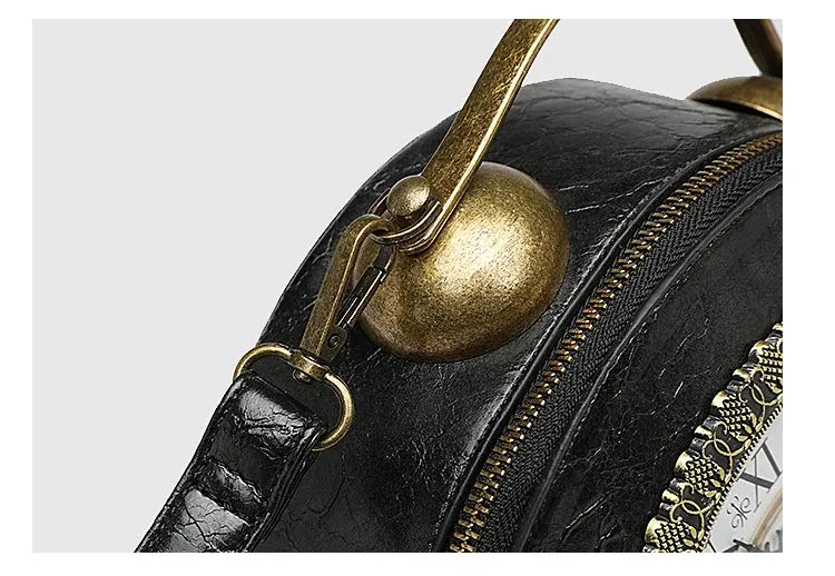 Steampunk-Uhr-Handtasche