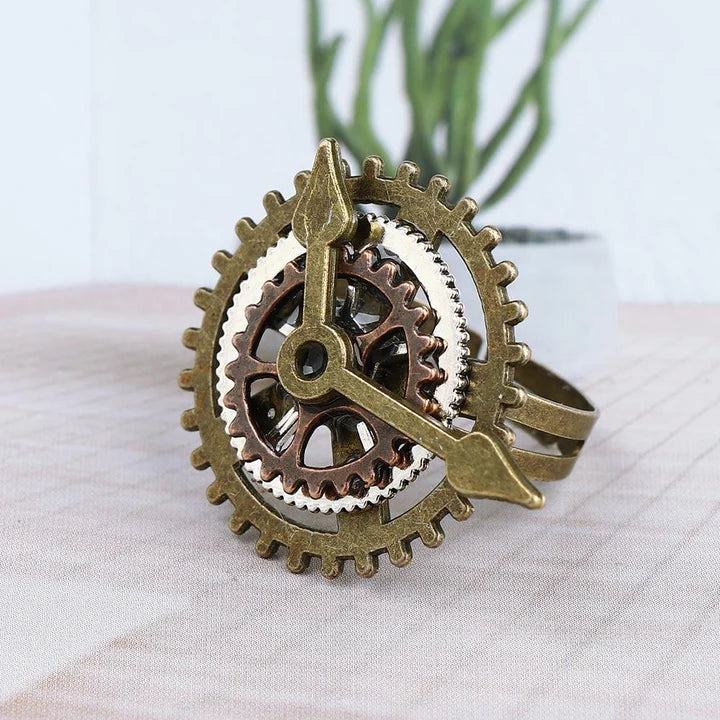 Steampunk-Ringuhr
