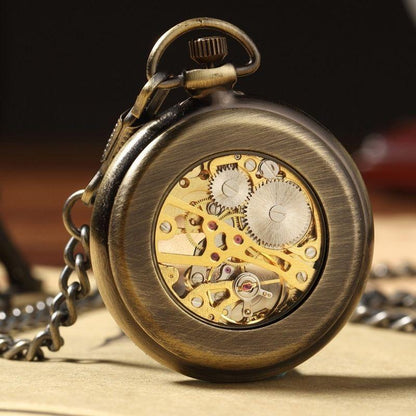 Bronzene Taschenuhr