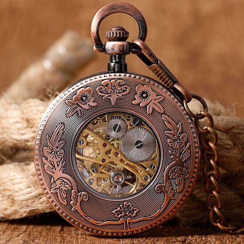 Skelett-Taschenuhr
