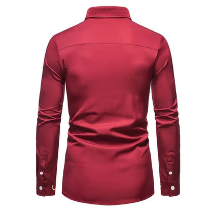 Asymmetrisches Button-Down-Hemd