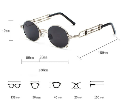 Vintage Steampunk Sonnenbrille
