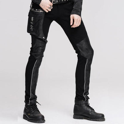 Steampunk-Gothic-Hose für Herren