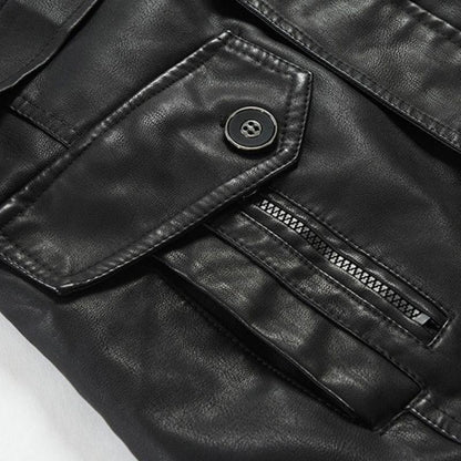 Steampunk-PU-Jacke für Herren