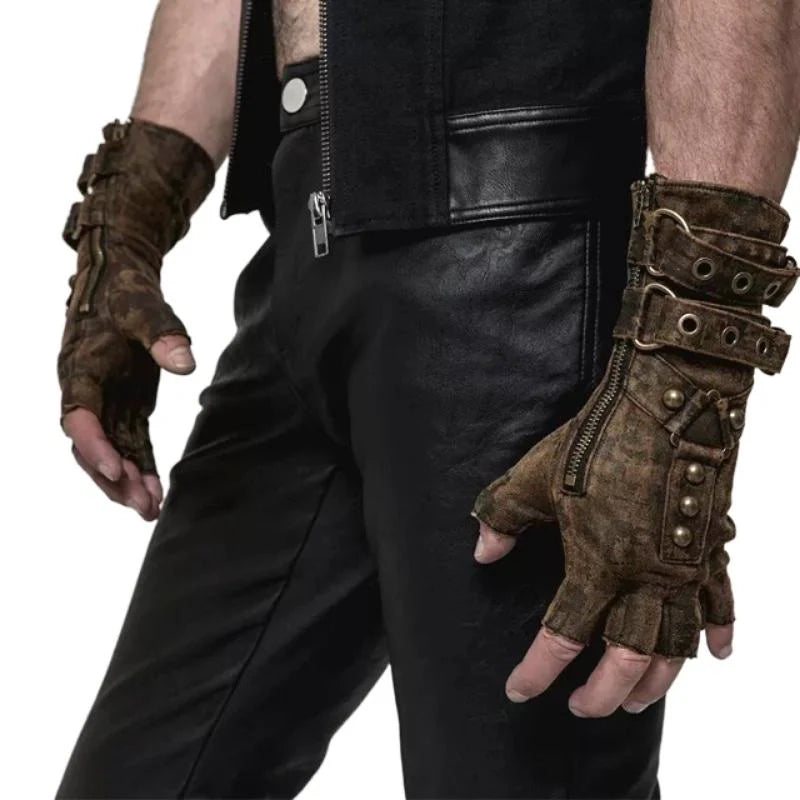 Steampunk-Handschuhe für Herren