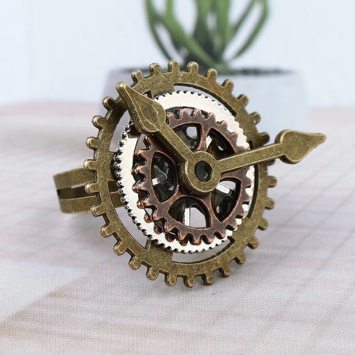 Steampunk-Ringuhr