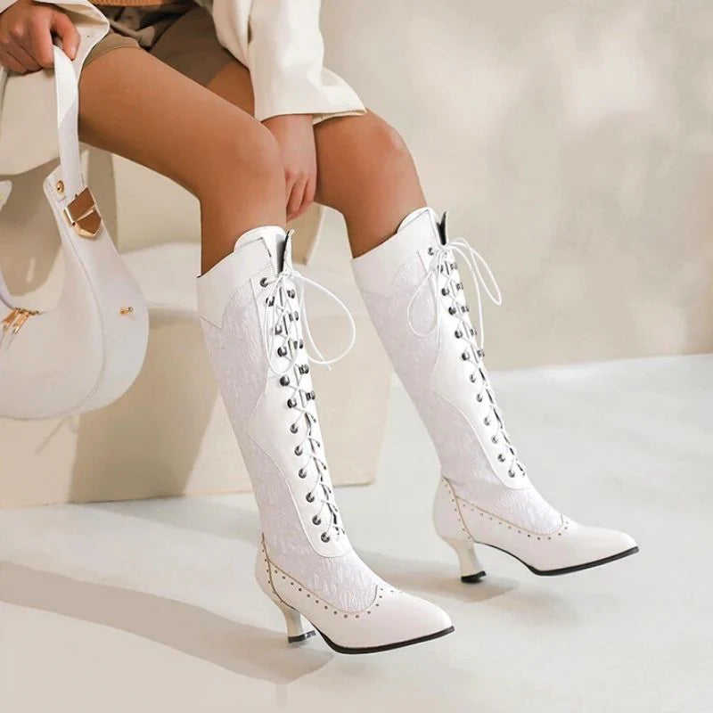 Viktorianische Steampunk-Stiefel