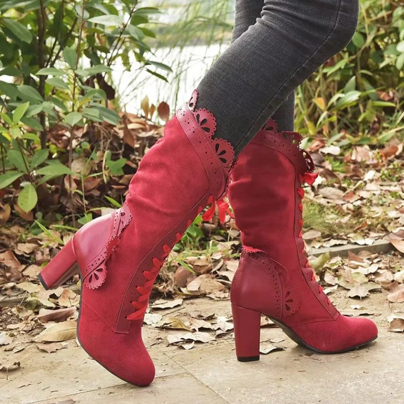 Viktorianische Steampunk-Stiefel