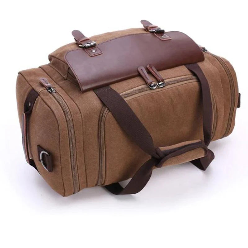 Vintage-Reisetasche aus Canvas