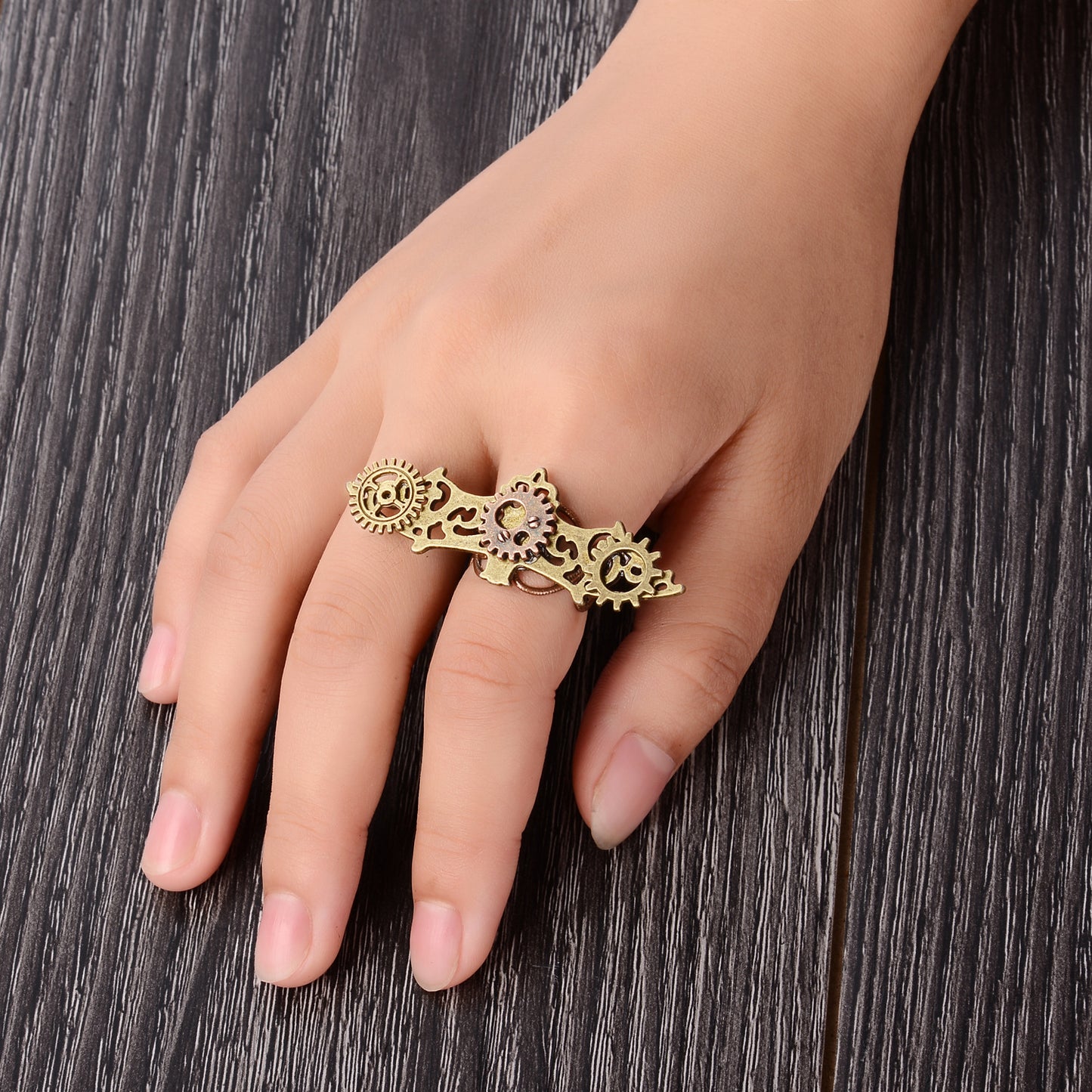 Steampunk-Fledermausring