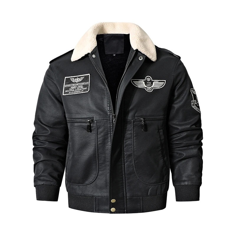 Steampunk-Fliegerlederjacke