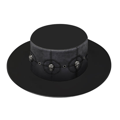 Steampunk-Totenkopfhut