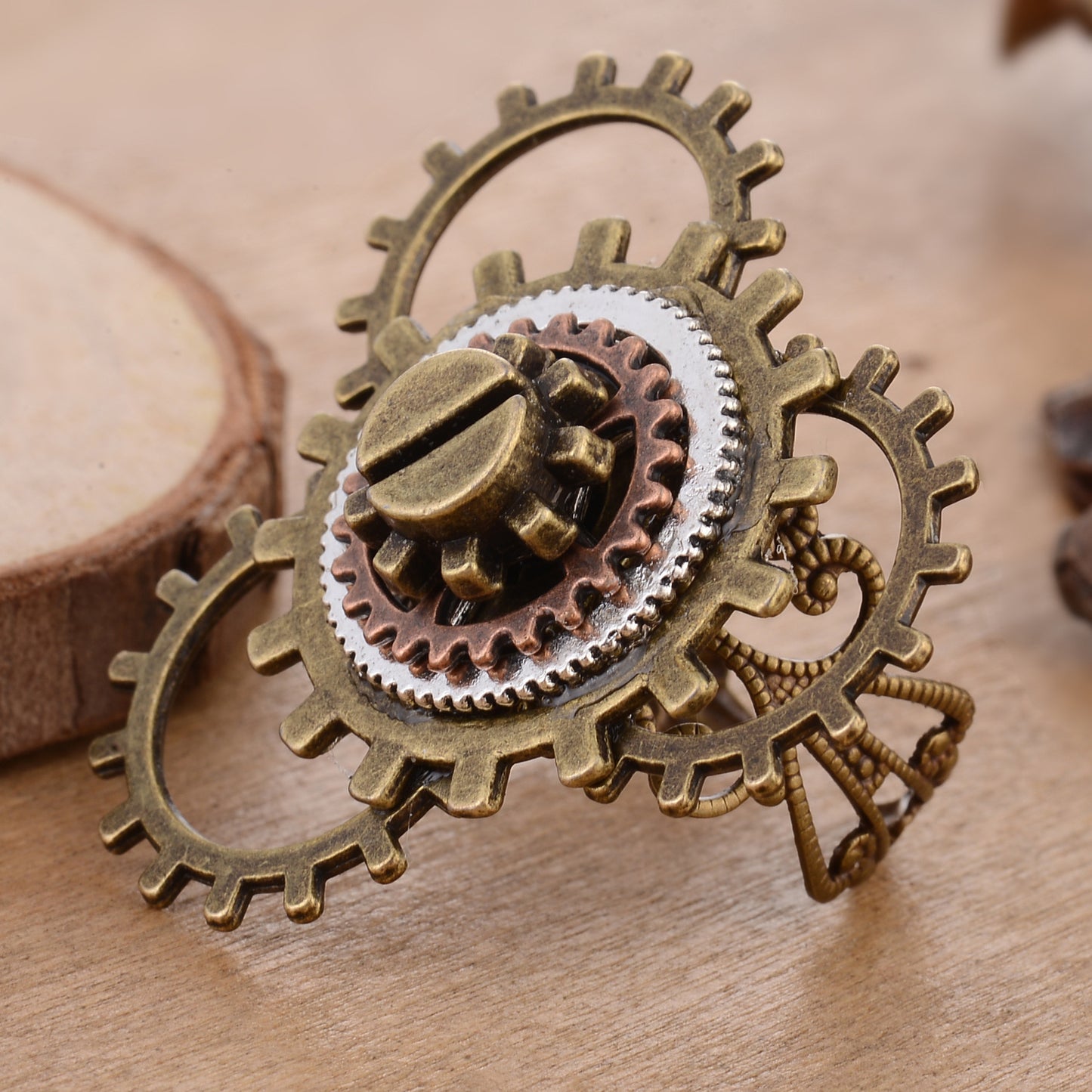 Steampunk-Ringe GearLux