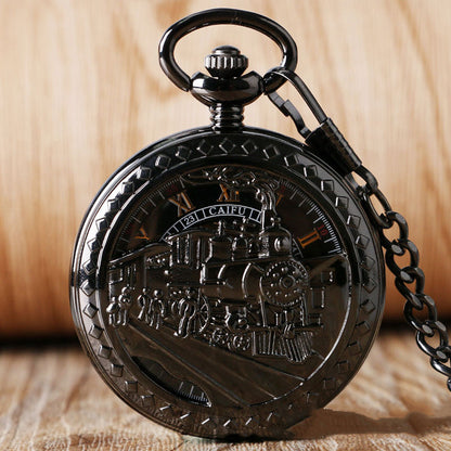 Taschenuhr im Zugdesign