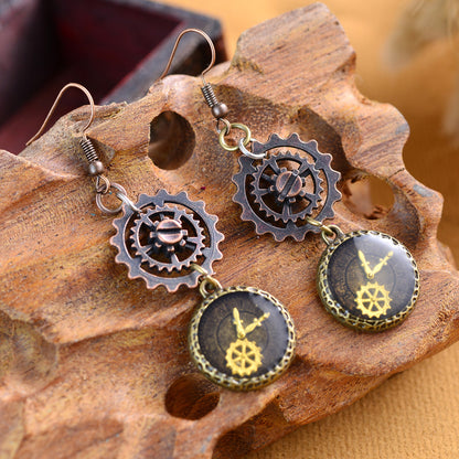 Steampunk-Ohrringe Anhänger
