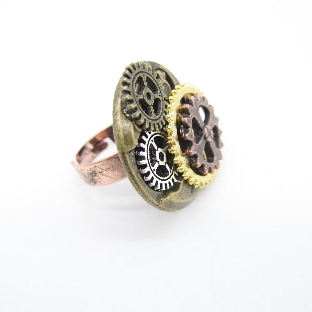 Steampunk-Zahnradring
