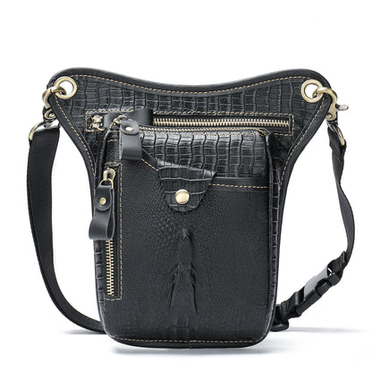 Vintage Leder-Herrenschultertasche
