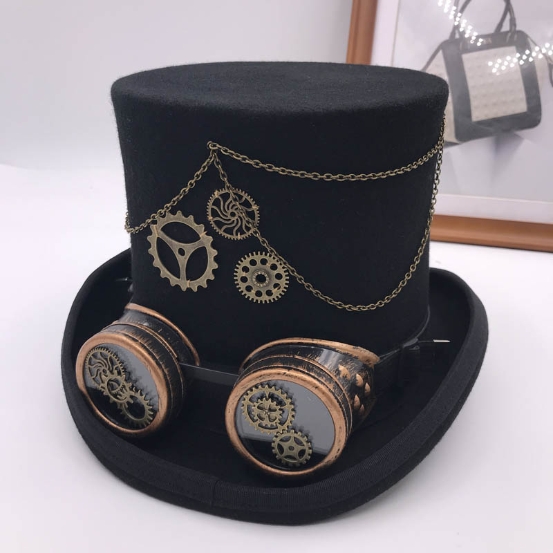 Steampunk-Zylinder mit Zahnrädern