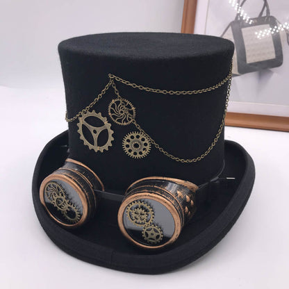 Steampunk-Zylinder mit Zahnrädern