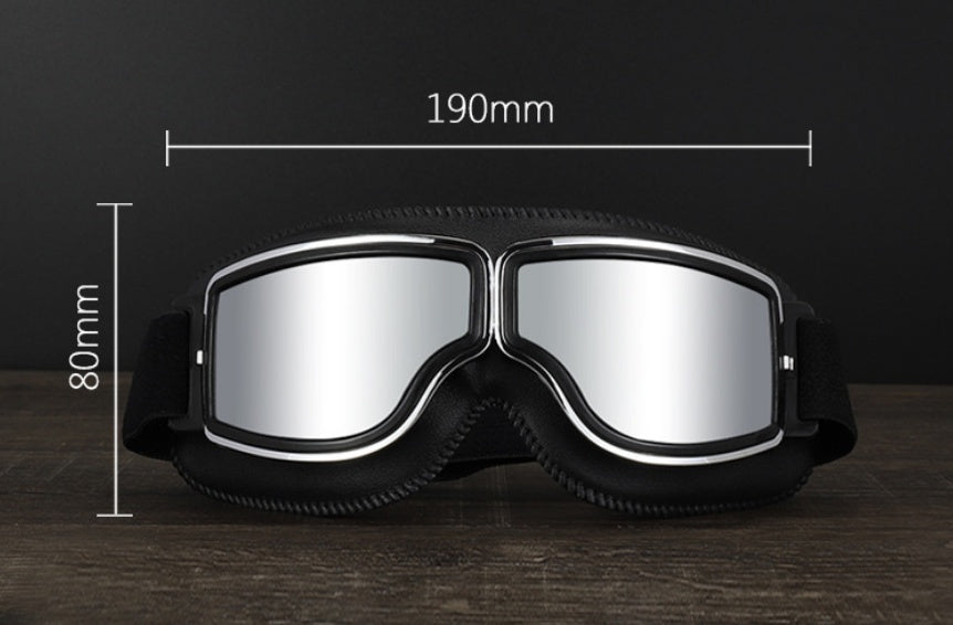 Steampunk-Retro-Motorradbrille