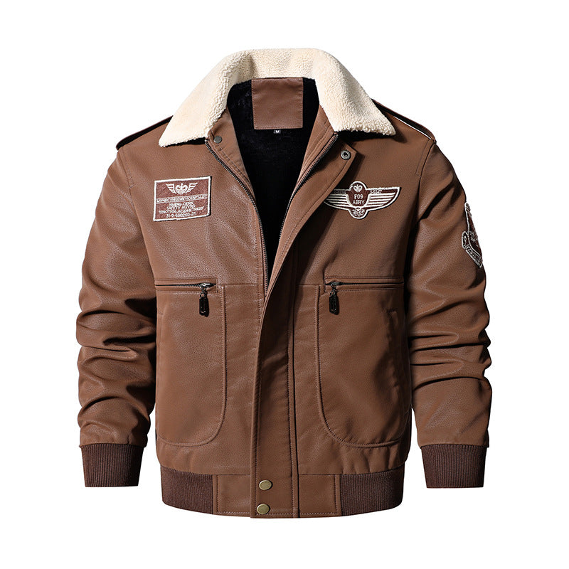 Steampunk-Fliegerlederjacke