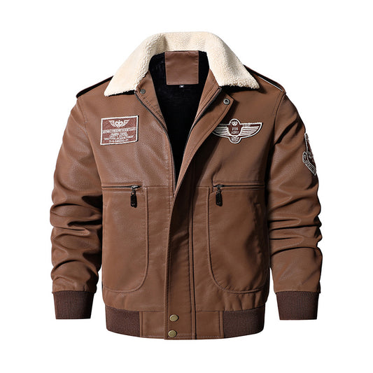 Steampunk-Fliegerlederjacke