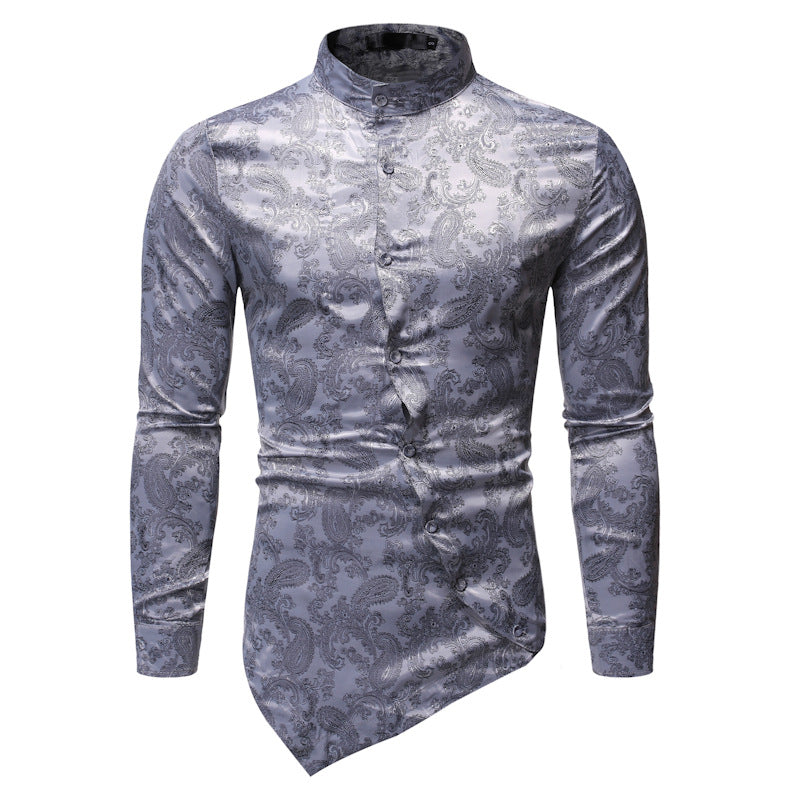 Asymmetrisches Herrenhemd