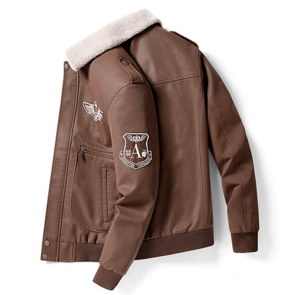 Steampunk-Fliegerlederjacke