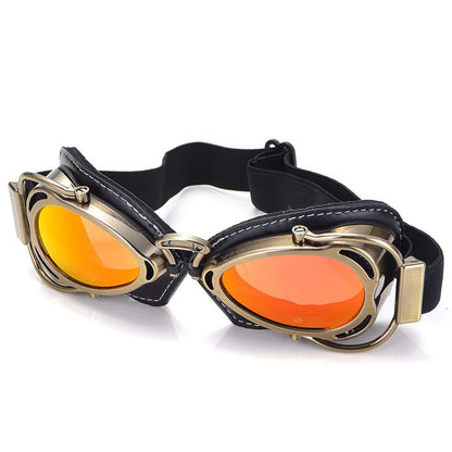 Steampunk-Motorradbrille