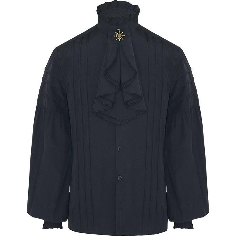 Steampunk-Herrenhemd mit Jabot