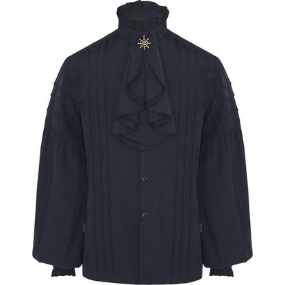 Steampunk-Herrenhemd mit Jabot