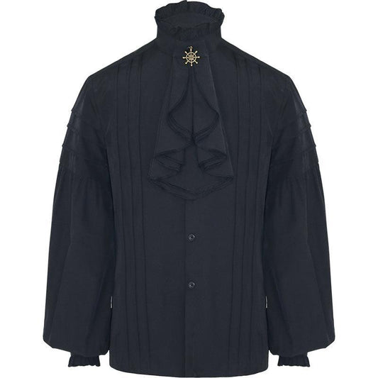 Steampunk-Herrenhemd mit Jabot